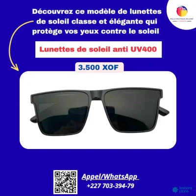 Lunettes de soleil anti UV 400