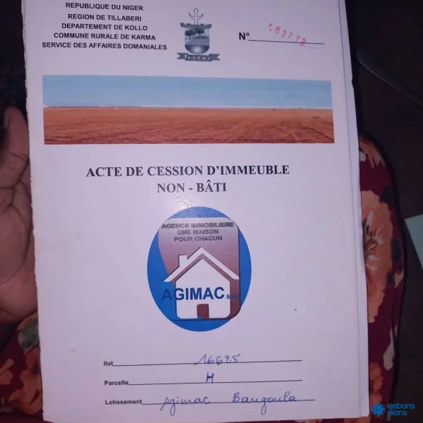 Démi ilot de 7 parcelles de 400m2 chacune