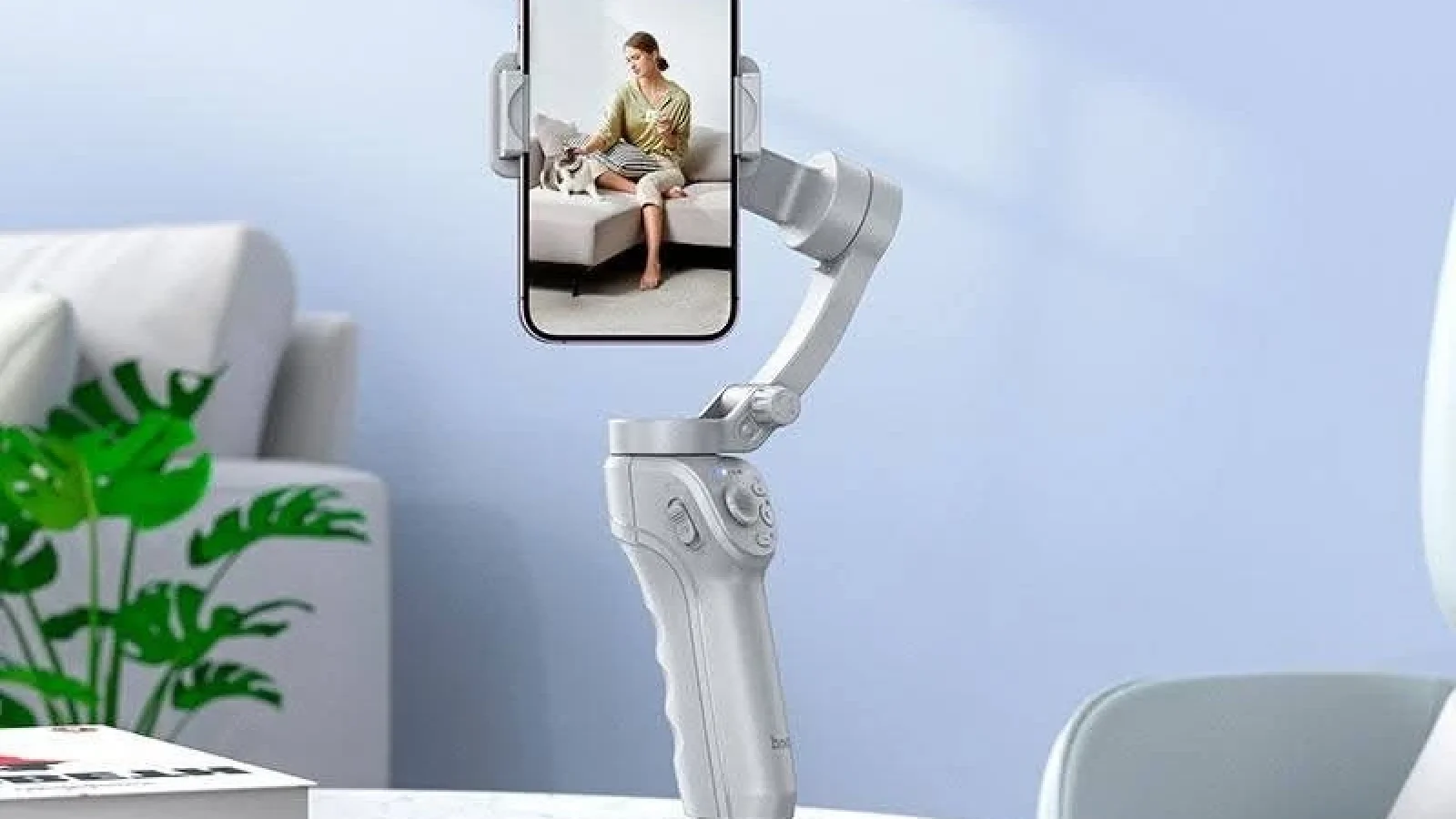 Stabilisateur 3 Axes HOCO K24 – Cardan intelligent pour smartphone — photo 1