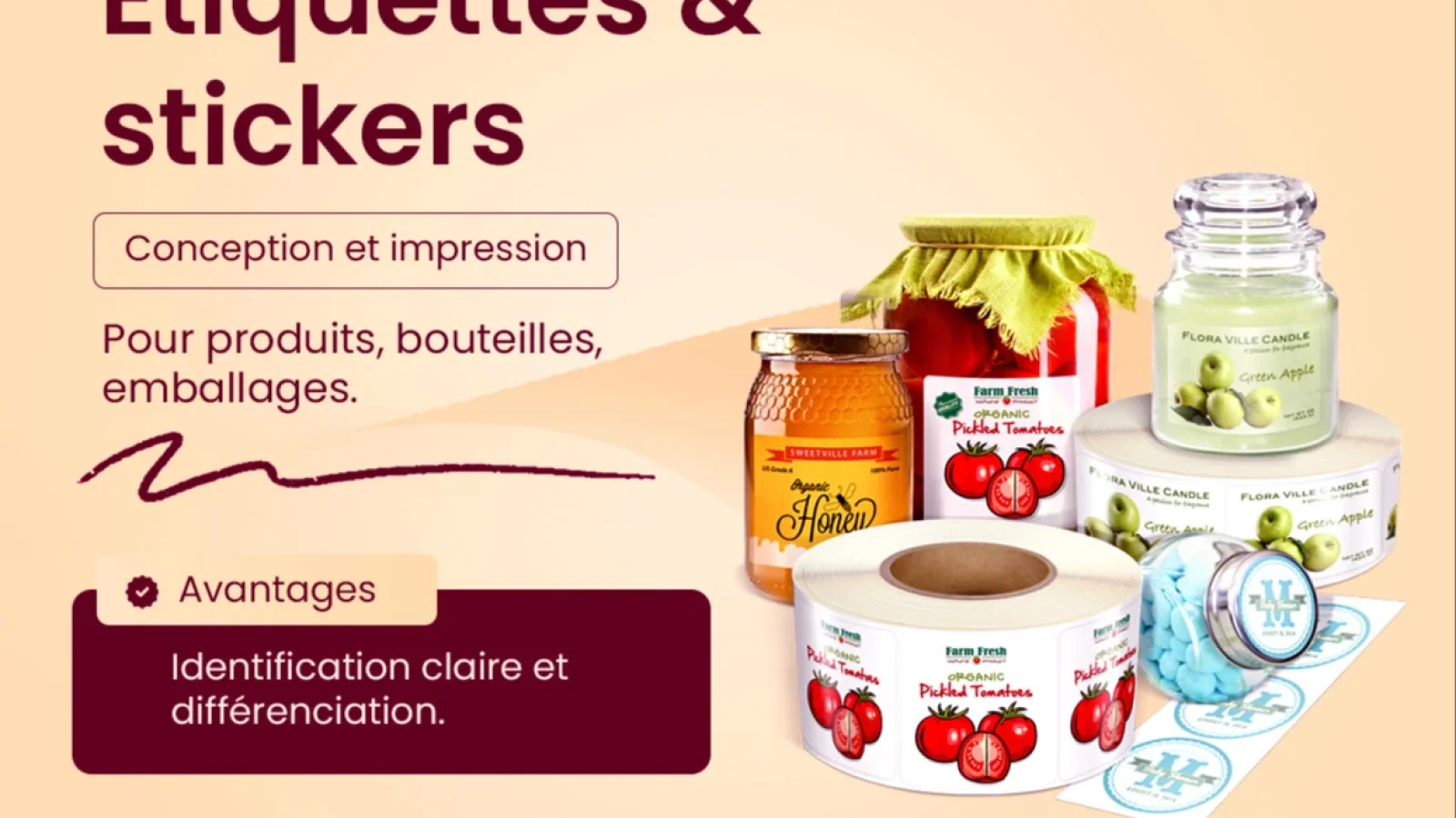 Création Etiquettes et Stickers — photo 1