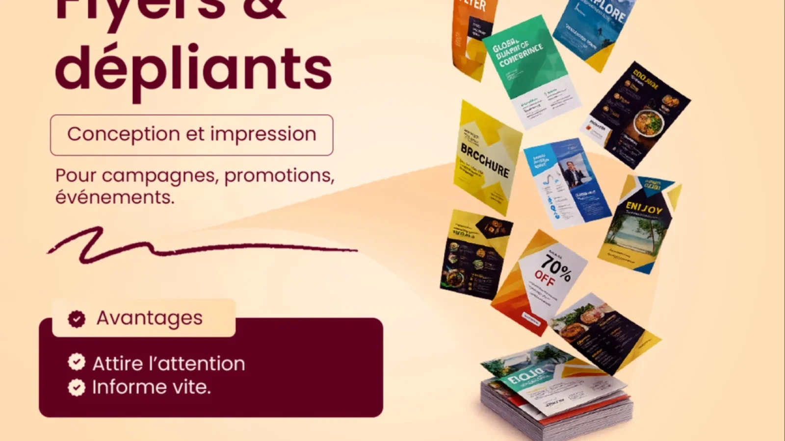 Création Flyers et Depliants — photo 1