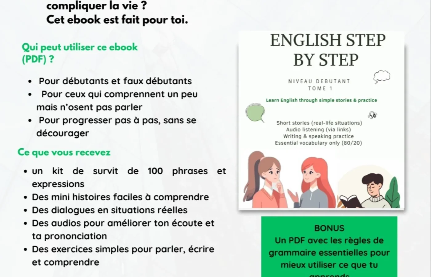 Apprend l'anglais simplement - même si tu debute — photo 1