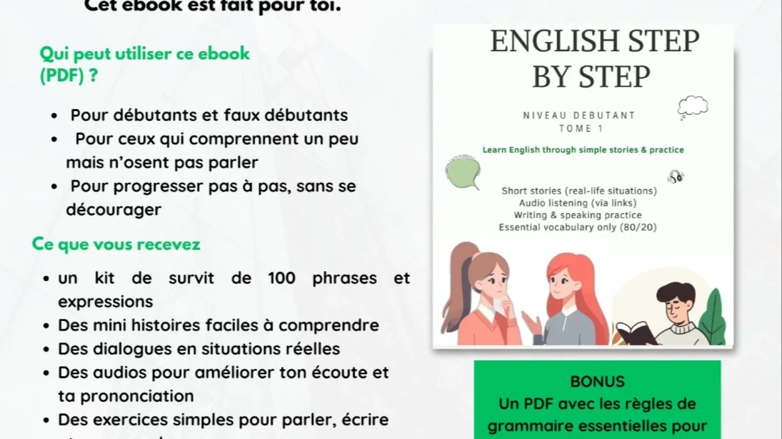 Apprend l'anglais simplement - même si tu debute — photo 1