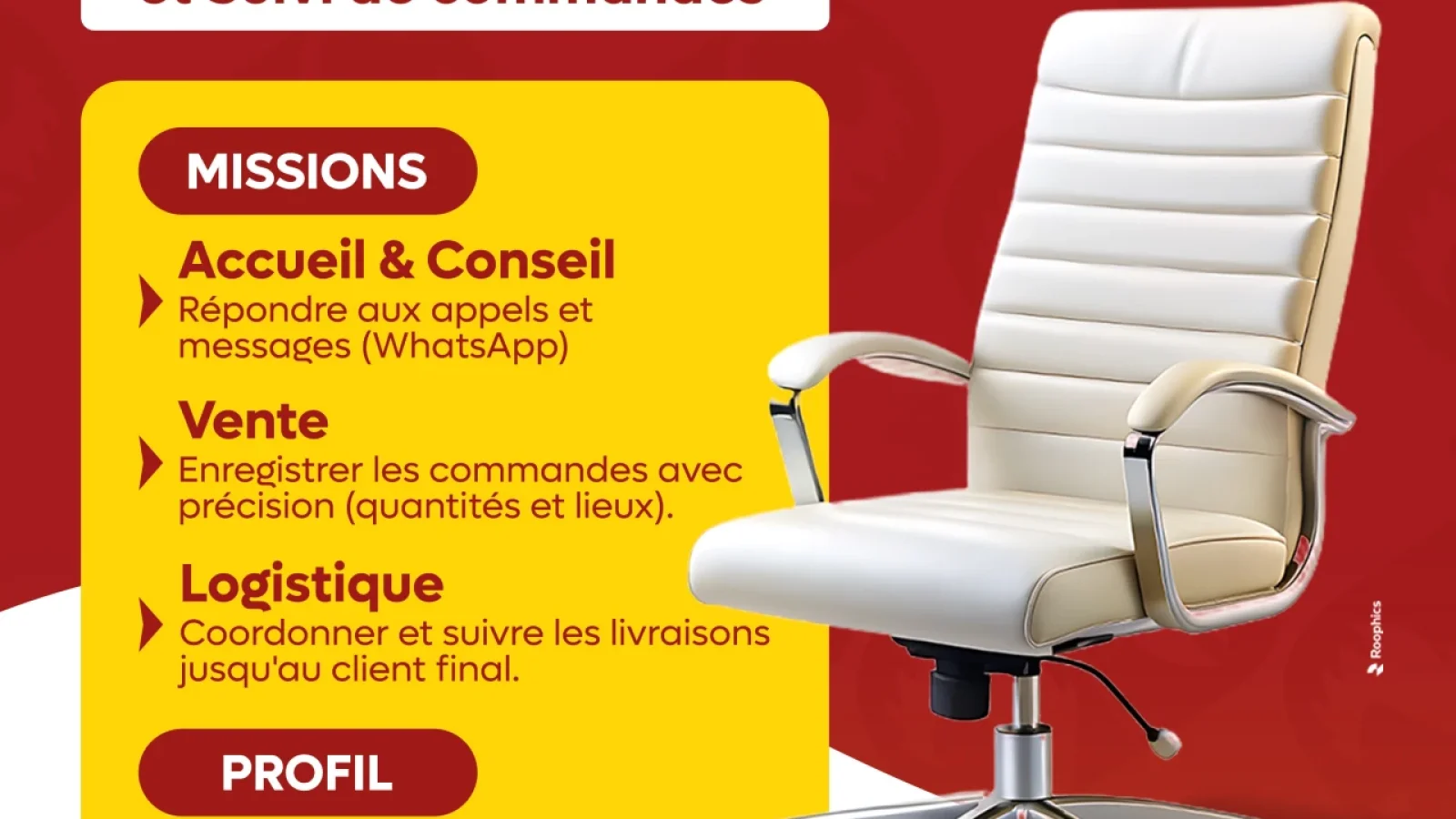 Stagiaire Chargé(e) de clientèle & Suivi de commandes — photo 1