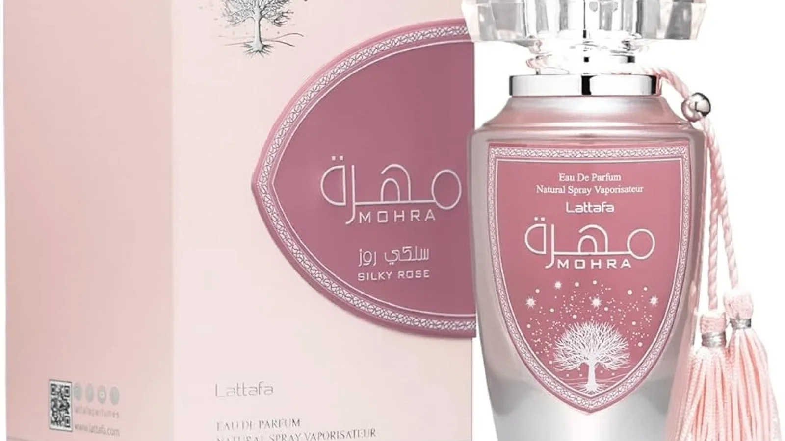 Eau de parfum Lattafa Mohra Silky Rose pour femme.  — photo 1