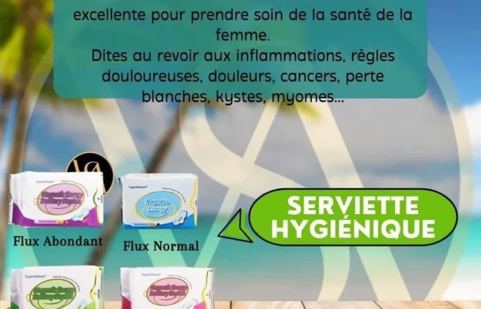 Serviettes hygiéniques Longrich — photo 2