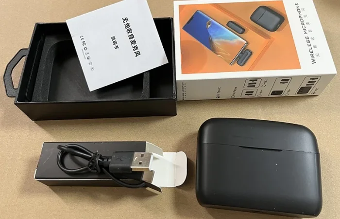 Micro cravate J-13 compatible avec type C et iphone — photo 2