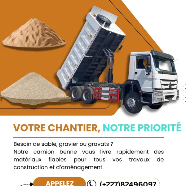 Camion Benne à Louer