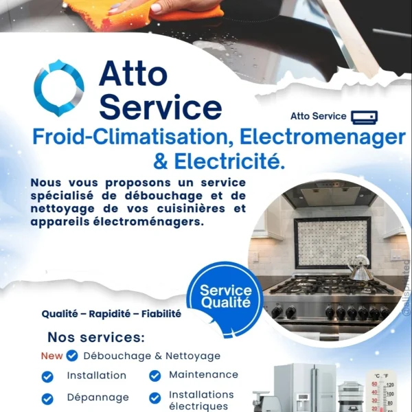 Nettoyage et débouchage.