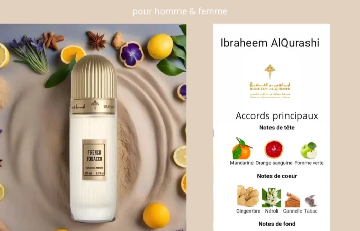 French Tobacco par Ibraheem Al Qurashi | Extrait de Parfum Unisexe 100ml — photo 2