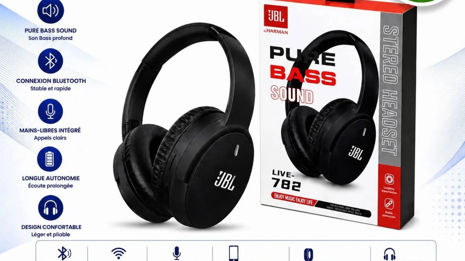 CASQUE JBL HARMAN — photo 1