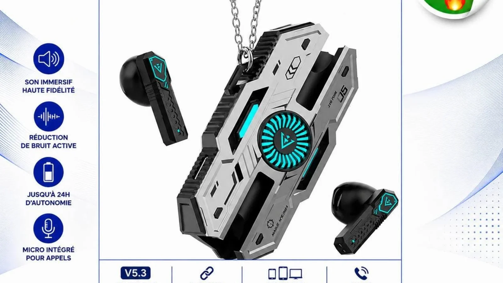 Ecouteurs JBL X-37 — photo 1